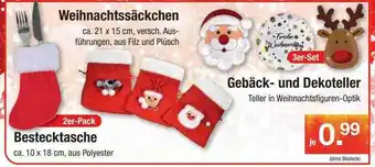 Zimmermann Bestecktasche Weihnachtssäckchen Gebäck- Und Dekoteller Angebot