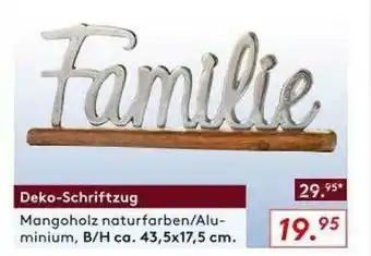 Möbel Rieger Deko-schriftzug Angebot