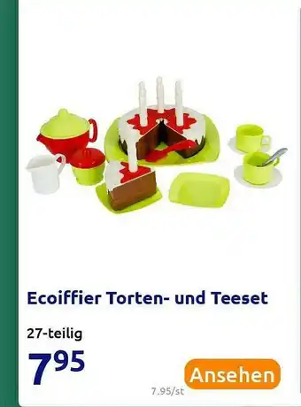 Action Ecoiffier Torten Und Teeset Angebot