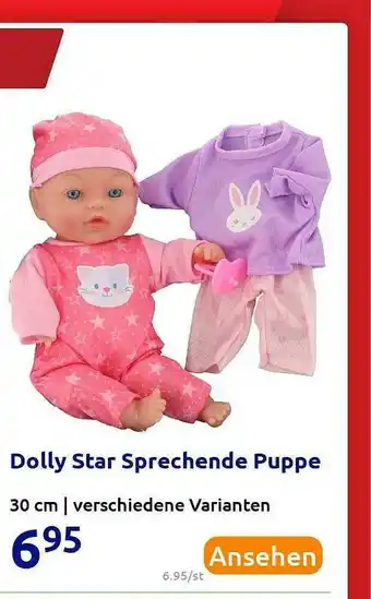 Action Dolly Star Sprechende Puppe Angebot