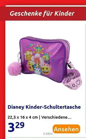 Action Disney Kinder-schultertasche Angebot