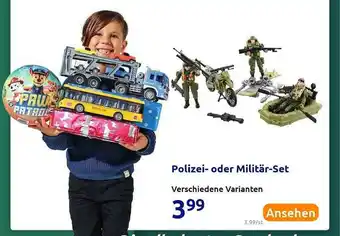 Action Polizei Oder Militär-set Angebot