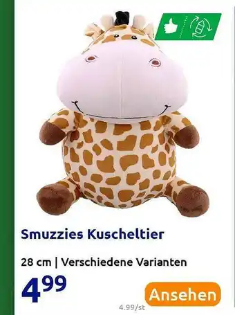 Action Smuzzie Kuscheltier Angebot