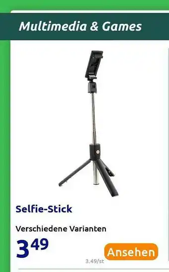 Action Selfie-stick Angebot