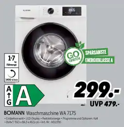 MEDIMAX BOMANN Waschmaschine WA 7175 Angebot