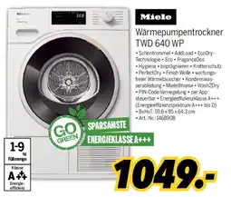 MEDIMAX Miele Wärmepumpentrockner TWD 640 WP Angebot