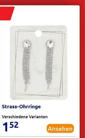 Action Strass-ohrringe Angebot