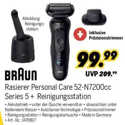 MEDIMAX BRAUN Rasierer Personal Care 52-N7200cc Series 5+ Reinigungsstation Angebot