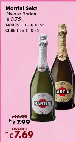 Travel Free Martini Sekt Angebot