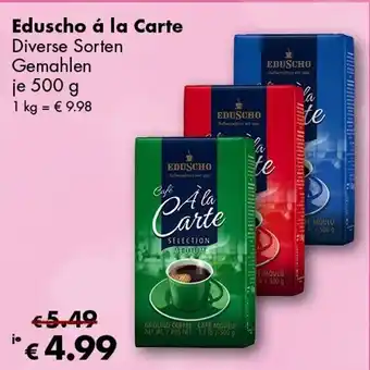 Travel Free Eduscho á la Carte Angebot