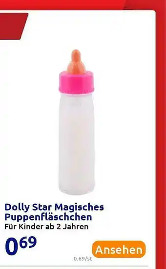 Action Dolly Star Magisches Puppenfläschen Angebot