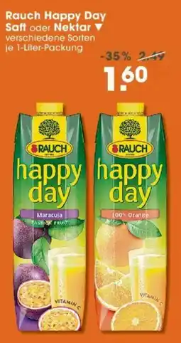 V Markt Rauch Happy Day Saft oder Nektar Angebot