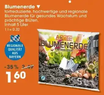 V Markt A ReiTer Blumenerde Angebot