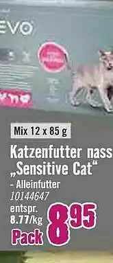 Hornbach Katzenfutter Nass „sensitive Cat” Angebot