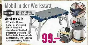 Hornbach Industrial Werkbank 4 In 1 Angebot