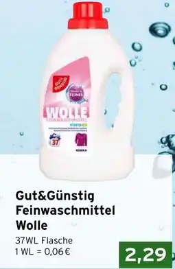 CAP Markt Gut&Günstig Feinwaschmittel Wolle Angebot