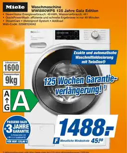 expert Techno Land Miele Waschmaschine WW1880WPS 125 Jahre Gala Edition Angebot