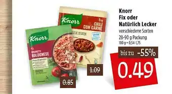 Kupsch Knorr Fix Oder Natürlich Lecker Angebot