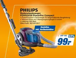 expert Techno Land PHILIPS Bodenstaubsauger FC9333/09 PowerPro Compact Angebot