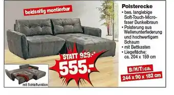 Repo Markt Polsterecke Angebot