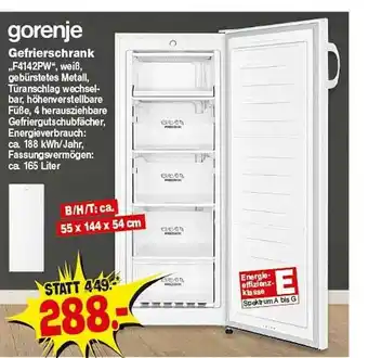 Repo Markt Gorenje Gefrierschrank Angebot