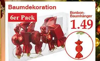 Woolworth Baumdekoration Bonbon-baumhänger Angebot