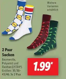 Lidl 2 Paar Socken Angebot