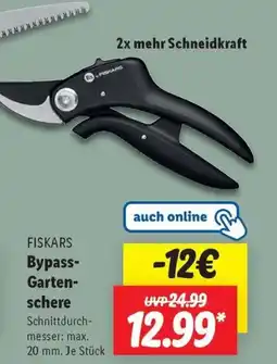 Lidl FISKARS Bypass- Garten- schere Angebot