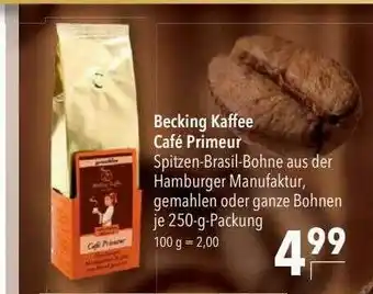 CITTI Markt Becking Kaffee Café Primeur Angebot