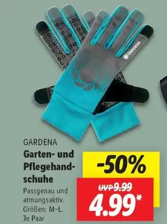 Lidl GARDENA Garten- und Pflegehand schuhe Angebot