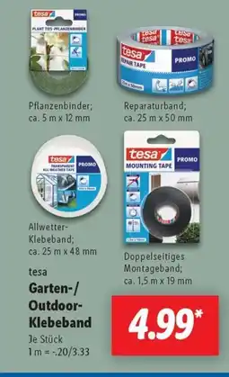 Lidl Garten-/ Outdoor- Klebeband Angebot