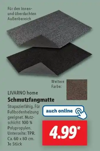 Lidl LIVARNO home Schmutzfangmatte Angebot