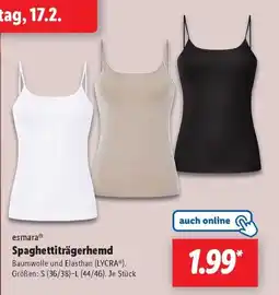 Lidl esmaraⓇ Spaghettiträgerhemd Angebot