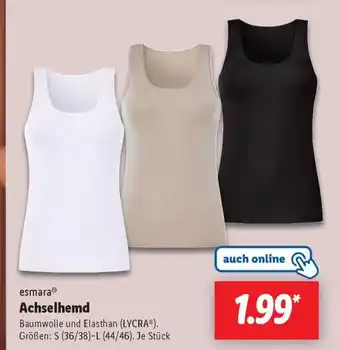 Lidl esmaraⓇ Achselhemd Angebot