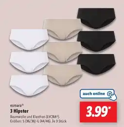 Lidl esmaraⓇ 3 Hipster Angebot