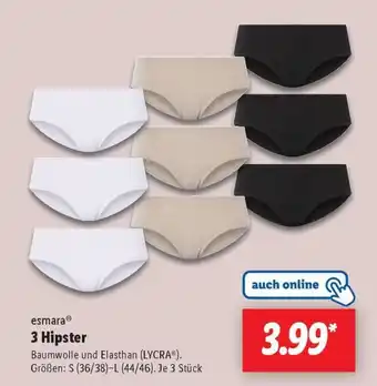 Lidl esmaraⓇ 3 Hipster Angebot