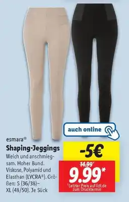 Lidl esmaraⓇ Shaping-Jeggingser Bund. Angebot