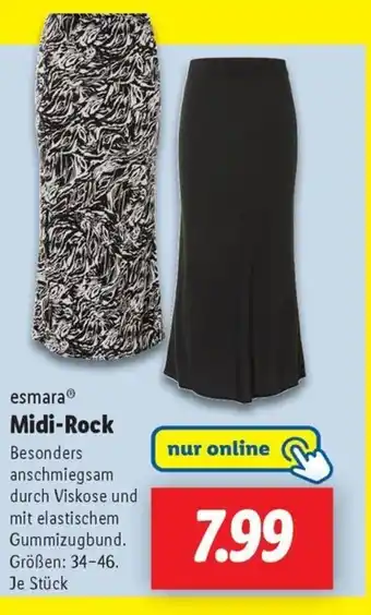 Lidl esmaraⓇ Midi-Rock Angebot