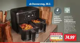 Lidl Doppelzonen- Heißluftfritteuse Angebot