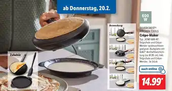 Lidl SILVERCREST® KITCHEN TOOLS Crêpe-Maker Angebot