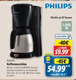 Lidl PHILIPS Kaffeemaschine Angebot