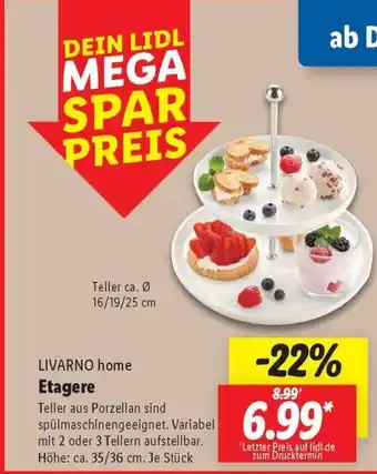 Lidl LIVARNO home Etagere Angebot