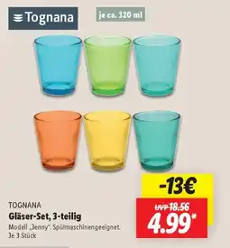 Lidl Tognana Gläser-Set, 3-teilig Angebot