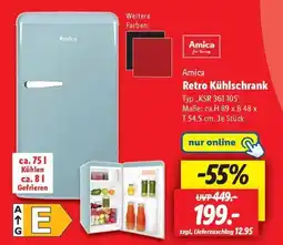 Lidl Amica Retro Kühlschrank Angebot