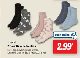 Lidl 2 Paar Kuschelsocken Angebot