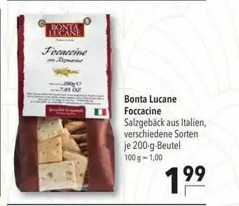 CITTI Markt Bonta Lucane Foccacine Angebot