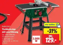 Lidl PARKSIDE Tischkreissäge mit Laserführung Angebot