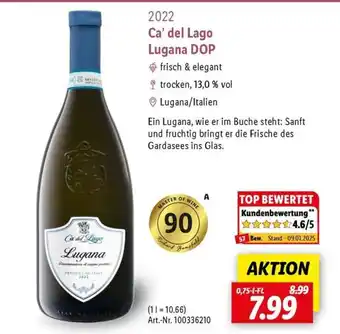 Lidl Ca' del Lago Lugana DOP Angebot