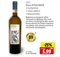 Lidl Greco di Tufo DOCG Angebot