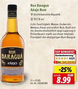 Lidl Ron Baraguá Añejo Rum Angebot